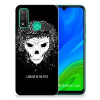 Silicone Back Case Huawei P Smart 2020 Skull Hair