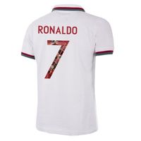 Portugal Retro Voetbalshirt Uit 1972 + Ronaldo 7 (Photo Style)