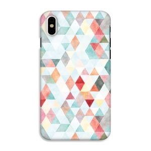 Gekleurde driehoekjes pastel: iPhone XS Tough Case