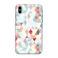 Gekleurde driehoekjes pastel: iPhone XS Tough Case