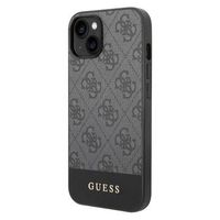 Guess 4G Stripe iPhone 14 Hybride Hoesje - Grijs - thumbnail