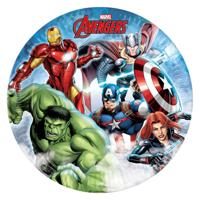 Globos Papieren bordjes fsc avengers infinity stones, 8st.