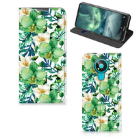 Nokia 3.4 Smart Cover Orchidee Groen