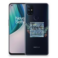 OnePlus Nord N10 5G Telefoonhoesje met Naam Boho Beach