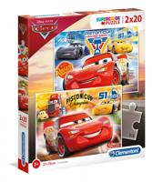 Clementoni legpuzzel Cars Racing Series 20 stukjes 2 stuks