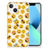 iPhone 13 Doorzichtige Silicone Hoesje Emoji