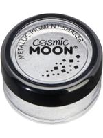 Cosmic Moon Metallic Glitter Shaker Zilver
