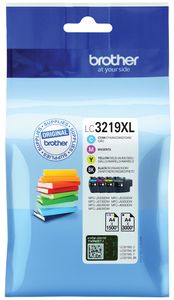 Brother inktcartridge, 1.500 - 3.000 pagina&apos;s, OEM LC-3219XLVAL, 4 kleuren