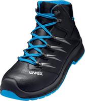 Uvex Unisex Volwassenen 2 Trend Stivali allacciati S3 SRC werkschoenen, Blu, Nero, 7.5 UK
