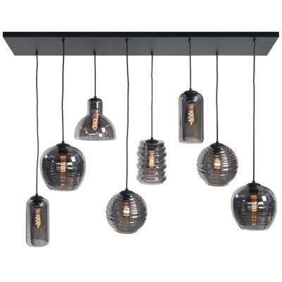 HighLight hanglamp Fantasy 8L - zwart / smoke