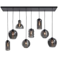 HighLight hanglamp Fantasy 8L - zwart / smoke
