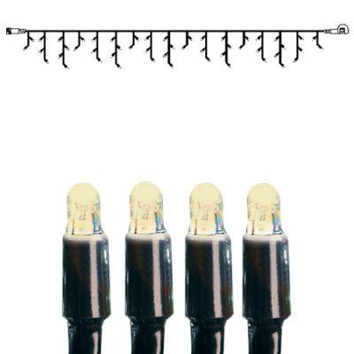 System-Led 230 V. koppelbare ijspegelverlichting 50 lamps warm wit, 300x40cm
