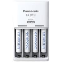 Panasonic Basic BQ-CC51 + 4x eneloop AAA Stekkerlader NiMH AAA (potlood), AA (penlite) - thumbnail