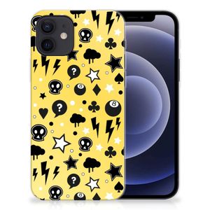 Silicone Back Case iPhone 12 | 12 Pro (6.1") Punk Geel