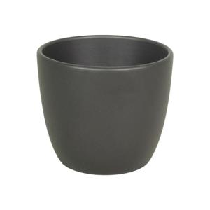 Floran Plantenpot - grijs - mat - keramiek - 13 x 12 cm   -