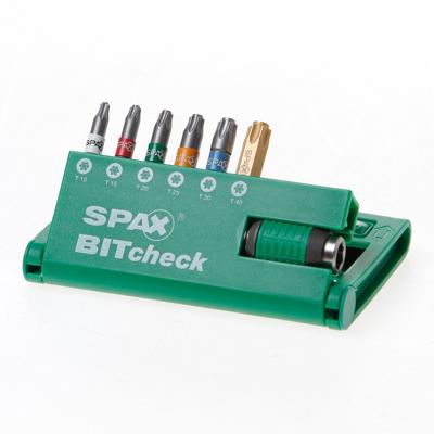 Spax Bitcheckset T-star+bithouder Spax Bitcheckset T-star+bithouder
