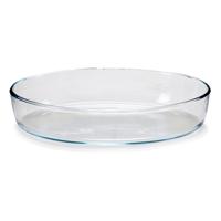 Ovenschaal van borosilicaat glas - ovaal - 2 Liter - 30,5 x 22 x 6 cm - thumbnail