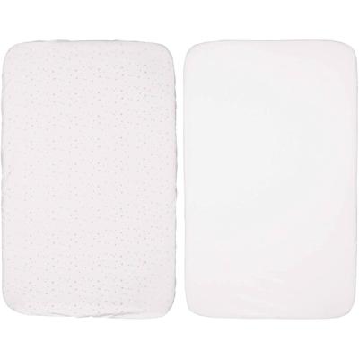 Chicco Hoeslakens Next2me Junior 84 X 50 Cm Katoen Wit 2-delig