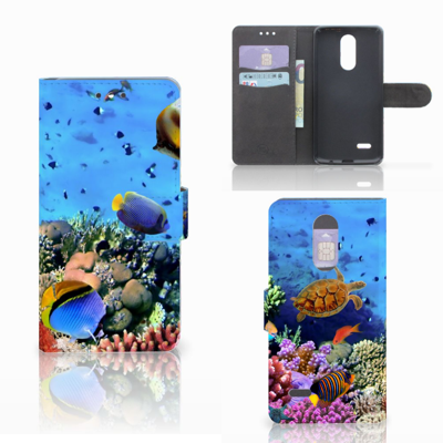 LG K4 (2017) Telefoonhoesje met Pasjes Vissen