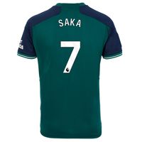 adidas Arsenal Saka 7 3e Shirt 2023-2024 Kids