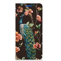 OPPO Reno6 5G Hoesje maken Pauw met Bloemen