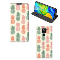 Xiaomi Redmi Note 9 Flip Style Cover Ananas