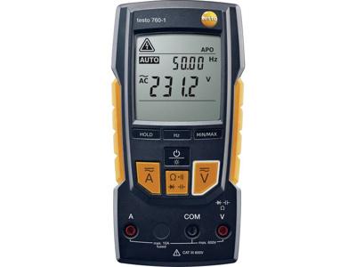 testo 760-1 Multimeter Digitaal CAT III 600 V, CAT IV 300 V Weergave (counts): 4000