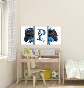 Posters - PlayStation / Gamen / Gepersonaliseerd / Set van 3