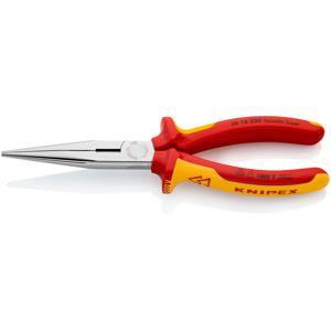 Knipex 26 16 200 VDE Platte rondbektang Recht 200 mm