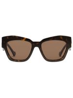 Gucci Eyewear lunettes de soleil à monture papillon - Marron - thumbnail