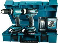 Makita DLX2020Y | 18v DHP453 accuboormachine + DTD152 slagschroefmachine - DLX2020Y