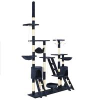 vidaXL Kattenkrabpaal met Sisal Krabpalen Blauw Krabpaal Kat Kattenboom Katten