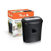 Peach PS500-40 Papierversnipperaar, Zonder Oliepapier, 10 Vellen, 21 Liter, Zwart, 1 Stuk