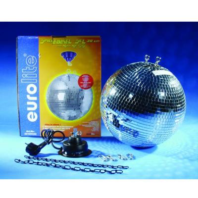 Eurolite Mirror ball 30cm with MD-1515 motor Meerkleurig Eurolite Mirror ball 30cm with MD-1515 motor Meerkleurig