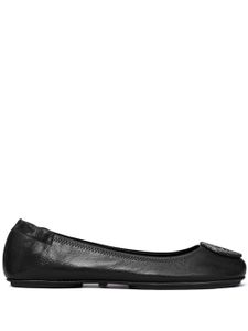 Tory Burch ballerines Minnie à plaque logo - Noir