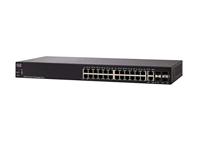 Cisco SF350-24 poorts netwerkswitch zwart