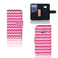 Samsung Galaxy Xcover 4 | Xcover 4s Telefoon Hoesje Waves Pink - thumbnail