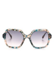 GIGI STUDIOS lunettes de soleil Renata à monture oversize - Bleu