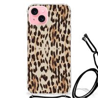 iPhone 15 Plus Case Anti-shock Leopard