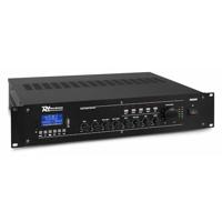 Power Dynamics PRM360-100V versterker voor omroep- of muziekinstallaties met o.a Bluetoot en mp3 speler - 360W