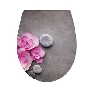 Toiletzitting Cedo Orchid en Stones Softclose Grijs Cedo