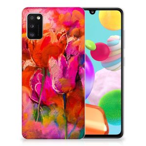 Hoesje maken Samsung Galaxy A41 Tulips