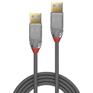 Lindy 36625 USB-kabel 0,5 m USB 3.2 Gen 1 (3.1 Gen 1) USB A Grijs