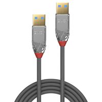 Lindy 36625 USB-kabel 0,5 m USB 3.2 Gen 1 (3.1 Gen 1) USB A Grijs - thumbnail