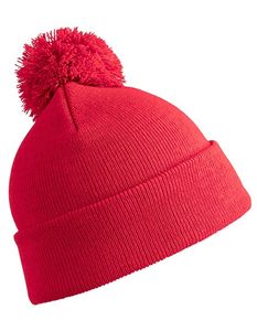 Result RC028J Junior Pom Pom Beanie