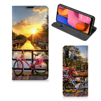 Samsung Galaxy A20s Book Cover Amsterdamse Grachten - thumbnail