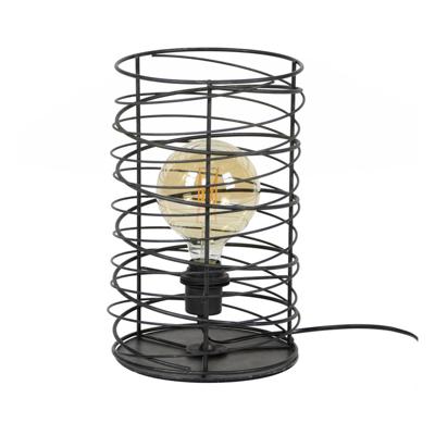 Livin24 Industriële Tafellamp Curl Charcoal Livin24 Industriële Tafellamp Curl Charcoal