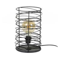 Livin24 Industriële Tafellamp Curl Charcoal