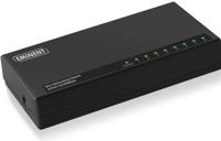 EMINENT   EM4408 - Netwerkswitch - 8 x 10/100 - desktop - zwart