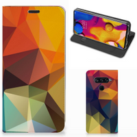 LG V40 Thinq Stand Case Polygon Color